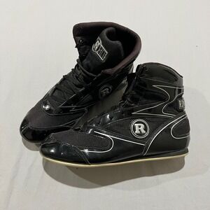 Ringside Diablo Mens Black Lightweight Mesh Nylon Wrestling Boxing Shoes Size 10